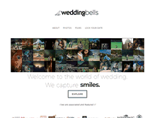 Tablet Screenshot of deweddingbells.com
